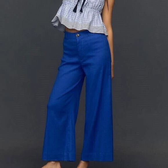 Anthropologie Pants - Anthropologie Maeve Blue Garment